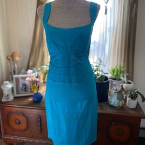 Bisou Bisou size 16 Teal bridesmaids dress.